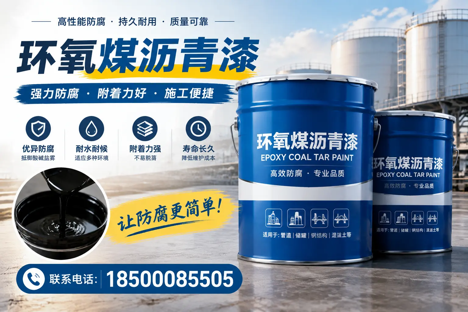 环氧煤沥青漆的环保性分析,青岛企业的选择依据